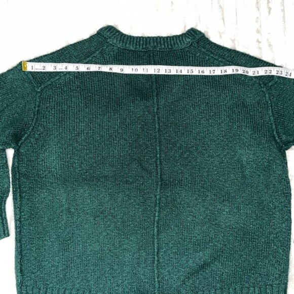 Women’s Free People V-neck Brookside Tunic Sweater in Green • XS - Picture 10 of 12